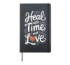 Get Well Soon Positive Vibes Emotional Healing Thoughts Hardcover Journal, Black
