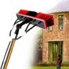 GFAZXDS Extendable Water Fed Window Cleaning Kit - Telescopic Pole & Brush for Solar Panel & Conservatory Roof Cleaning - Outdoor Window Cleaning Equipment,55cm Brush Head-4M/13FT