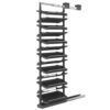 GFJYKDL Shoe Storage Cabinets Narrow Shoe Racks Cupboard Farmhouse Shoe Organizer Freestanding Hidden Slim Narrow Shoe Rack,Adjustable Shoe Rack Organizer - Vertical Pu,Black-13 Tier/H68.1-72.8in