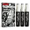 GFUUR Jumbo Acrylic Paint Markers 3 Pack, 15Mm Wide Tip Permanent Graffiti