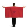 ghnnmg Flag Of Morocco Print Wearable Flag Cape,Comfort Cheering Cloak For Events,Bar & Street Parties