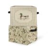 Ghoaoivo Mallard Duck Nursery Storage Box Bins, Vintage Rustic Flying Mallard Ducks Collapsible Storage Basket Organizer for Kids Room Bedroom Laundry Room Clothes Books, Decor for Room,2 Pack