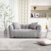 Giant Bean Bag Chairs for Adults, 6 Seater, Loveseat Fireside Chair, Bean Bag Sofa, Memory Foam Large Bean Bag Couch for Living Room, Bedroom, Dorm, Office