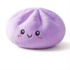 Giant Plush Stuffed Steamed Bun Pillow, Cute Dumpling Stress Ball Squeeze Toy Soft Cozy Room Decor Cuddle Toy Gift