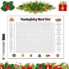 Giant Word Search Poster 35x24in, 50 Words Large Wall Puzzle Game