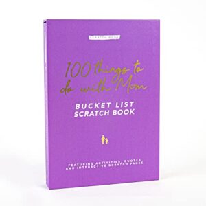 Gift Republic Scratch Off Book|Mum Edition|100 Things To Do Scratch Off|Bucket List Edition|Personalisable Memory Journal|A Gift Mum Will Value|Creating Memories That Last A Life-Time,Medium, GR830002