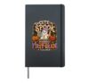 Gifts Too Cute To Spook Ghost First Grade Teacher Halloween Hardcover Journal, Black
