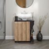 Gila Bend Under Sink Storage Cabinet with Two Shelves