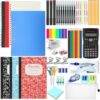 Gilprop 1 Set High School Supplies Kit Back to School Supplies College Bundle Essential Stuff Bulk Stapler Notebook Calculator Backpack Bag Set for Senior Student Teen Classroom