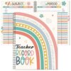 Gilprop 2026-2027 Boho Teacher Record Book 8.5" x 11" Pattern Teacher Class Grade Book Spiral Bound Record Double Sided Color Printing Office Supplies Favors Gift for Classroom School Planner