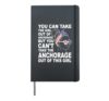 Girl From Anchorage - Classic Comic Anchorage Girl Hardcover Journal, Black