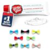 Girlie Glue Clear Hair Adhesive with 8 Vintage Bows, Gentle Hold, Washable
