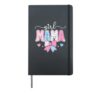 Girl Mama Coquette Bow Mother's Day for Mom of Girl Women Hardcover Journal, Black