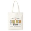 Girl Mom Stuff Canvas Tote Bag for Women, Large Capacity Shoulder Handbag