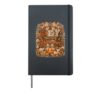Girls Thanksgiving Autumn Fall Harvest Hey There Pumpkin Hardcover Journal, Black