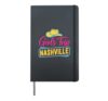 Girls Trip Nashville Bachelorette Country Hat Travel Hardcover Journal, Black