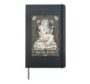 Girls Will Be Girls Funny Feminist Humor Siren Harp Skull Hardcover Journal, Black