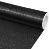 gisgfim 16" x40ft Glitter Bulletin Board Paper Roll Sparkle Color Bulletin Board Background Poster Paper Non Fading Gift Wrapping DIY Art Crafts for Office Classroom Decoration, Black