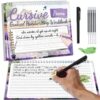 gisgfim Grooved Cursive Handwriting Workbook Magic Reusable Grooved Cursive Handwriting Practice Guided Tracing with Disappearing Ink Pens for Beginners Kids Learning Activities Supplies (Poems)