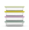 Glass Meal Prep Containers 4.5 Cup, 8 Piece Set