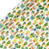 Glick - Planty Pals Wrapping Paper Roll, for Birthdays and Other Celebrations, Gift Wrapping, Arts & Crafts, 4 metres x 70 cm, Green
