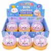 Glitter Bunny Squishy Toy，1 Pack