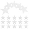Glitter Paper Star Cutouts 120pcs for Bulletin Board Classroom Decor