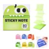 Glitter Sticky Notes Transparent PET Film Pull Out Dispenser for Planner