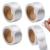 GLOBLELAND 1200 Pcs 1 inch Silver Round Scratch Off Stickers Self-Adhesive Blank Scratch Off Circle Labels for DIY Reward Cards Scratch Tickets Game Crafts