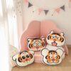GLOGLOW Tiger Shaped Plush Pillow Soft Support for Back (48CM)