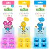 Glo Pals Water-Activated Light-Up Sesame Street Bath Toy Cubes, 12 Pack