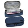Gloppie Pencil Case Zipper Pencil Pouch Pen Bag Box Stationary Pouch Blue
