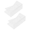 GLSTOY 2pcs Acrylic Desk Mail Sorter Organizer with Non-Slip Base, Efficient Office Organizer for Document Sorting, Elegant Desktop Paper Folder Holder for Home and Workplace Use