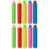 GLSTOY Adjustable Plastic Chalk Holder Clip and Reusable Design 12pcs with Ergonomic Grip Colorful Chalk Clips and Random Color for Classroom and Outdoor Teaching Supplies, for Teachers