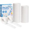 Glue Dots 1500 Pcs, 100 Pcs x 15 Rolls, Sticky Dots, Glue Dots Double Sided