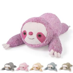 gnomantic Sloth Weighted Stuffed Animals, Plush Pillow for Kids