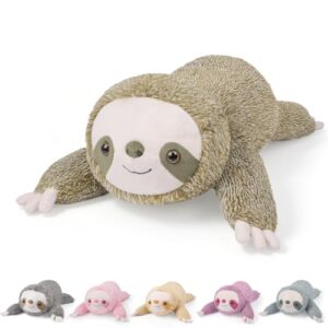 gnomantic Sloth Weighted Stuffed Animals, Plush Pillow for Kids