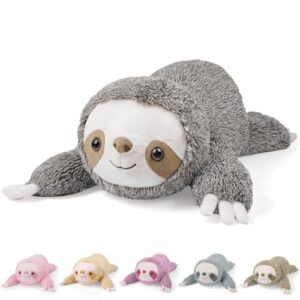 gnomantic Sloth Weighted Stuffed Animals, Plush Pillow for Kids