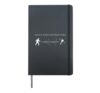 Goals Over Distractions Goal Digger Entrepreneur Hardcover Journal, Black