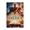 God Bless America Christian Wooden Cross Wooden Jigsaw Puzzle 500 Pieces