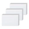 Goefun Lined Large Index Cards 6x9 White 300PCS