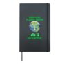 Go Electric Car World Earth Day ECO planet and tree Hardcover Journal, Black