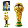 Gohero 446PCS Soccer Trophy Building Set, STEM Golden Cup Model for Kids 8+