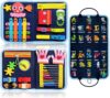 Gojmzo Busy Board Montessori Toys for Toddler Boy Girl Gifts Busy Book