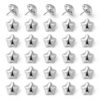 Goktvai 30pcs Cute Star Push Pins, Decorative Thumbtacks (Silver)
