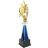 Golden Pentagram Shaped Plastic Trophy for Ceremony and Talent Shows