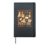 Golden Retriever Beach Book Lover Cozy Reading Dog Men Women Hardcover Journal, Black