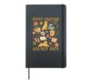 Golden Retriever Book Lover Cozy Beach Reading Dog Men Women Hardcover Journal, Black