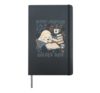 Golden Retriever Book Lover Cozy Reading Dog Men Women Hardcover Journal, Black