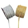 Golden & Silver Zari Lace Trim Roll for Sewing & Craft Pack of 2